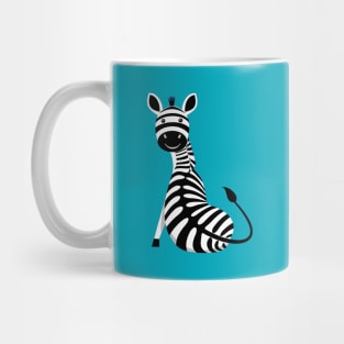 SITTING ZEBRA #4 Mug